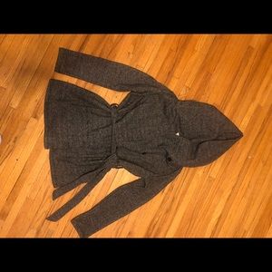 Merona grey wrap jacket